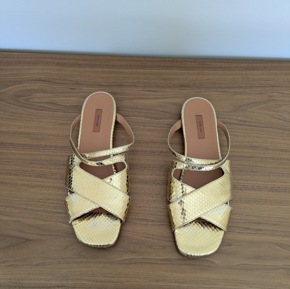 Rachel Comey Suzanne sandals in gold size 40 - Picture 6 of 9